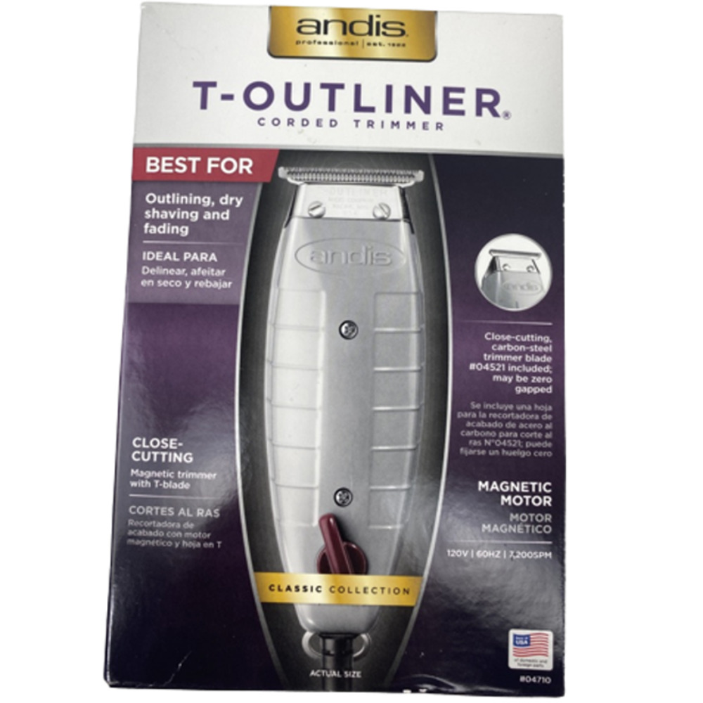 Andis Professional T-Outliner GTO 04710 Corded Trimmer NEW